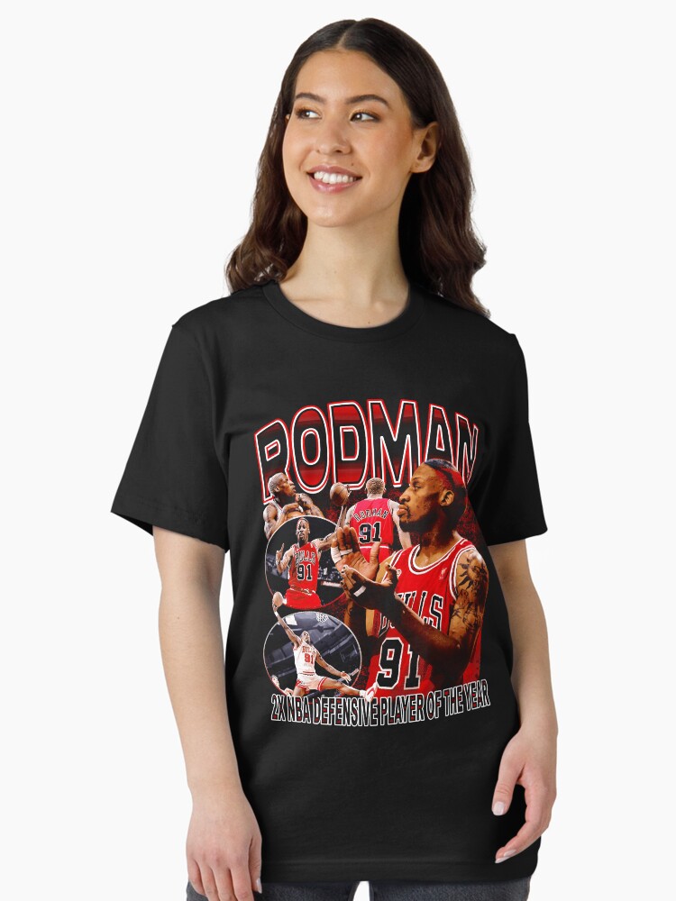 Dennis Rodman NBA basketball Vintage Bootleg Retro 90s Rap Tee