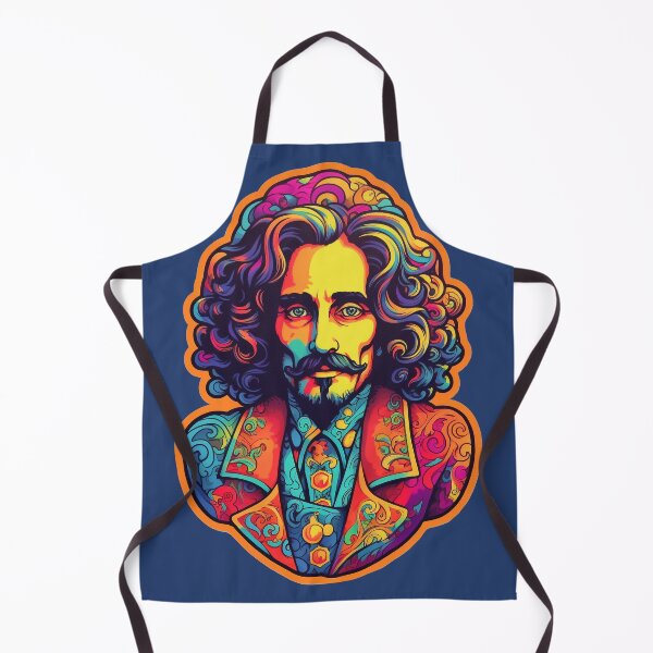 Item preview, King Charles Portrait - Colorful Aesthetic Psychedelic Art  designed and sold by NapNapSleeper.