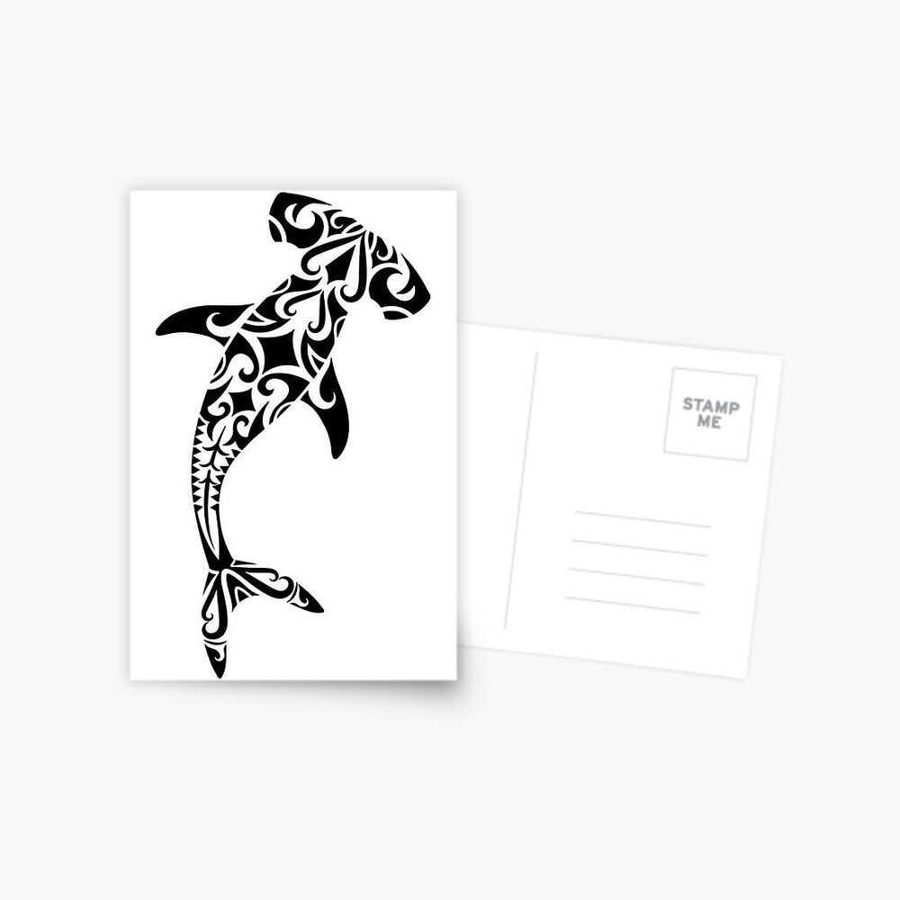 Hammerhead shark sketch Royalty Free Vector Image