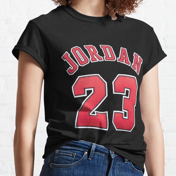 Michael Jordan MJ Chicago Bulls NBA Basketball Black T-Shirt S-5XL