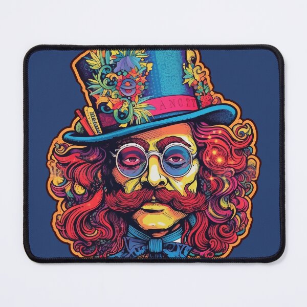Item preview, King Charles Portrait - Colorful Aesthetic Psychedelic Art designed and sold by NapNapSleeper.