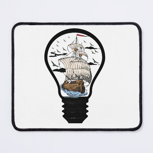 Item preview, Ship In Light Bulb  designed and sold by Eolithic.