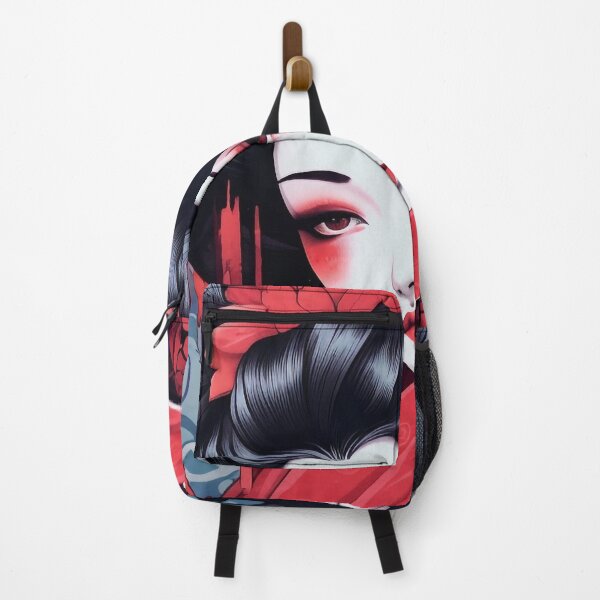 Vista previa del artículo con la obra «Estilo japonés estético Geisha-Ninja-Anime Girl», diseñado y vendido por NapNapSleeper.