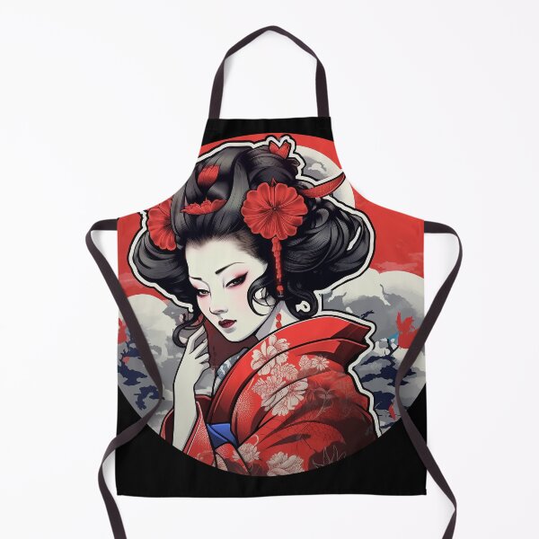 Item preview, Aesthetic Japanese style Geisha-Ninja-Anime Girl designed and sold by NapNapSleeper.