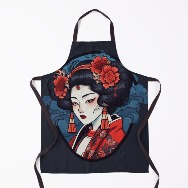 Item preview, Aesthetic Japanese style Geisha-Ninja-Anime Girl designed and sold by NapNapSleeper.