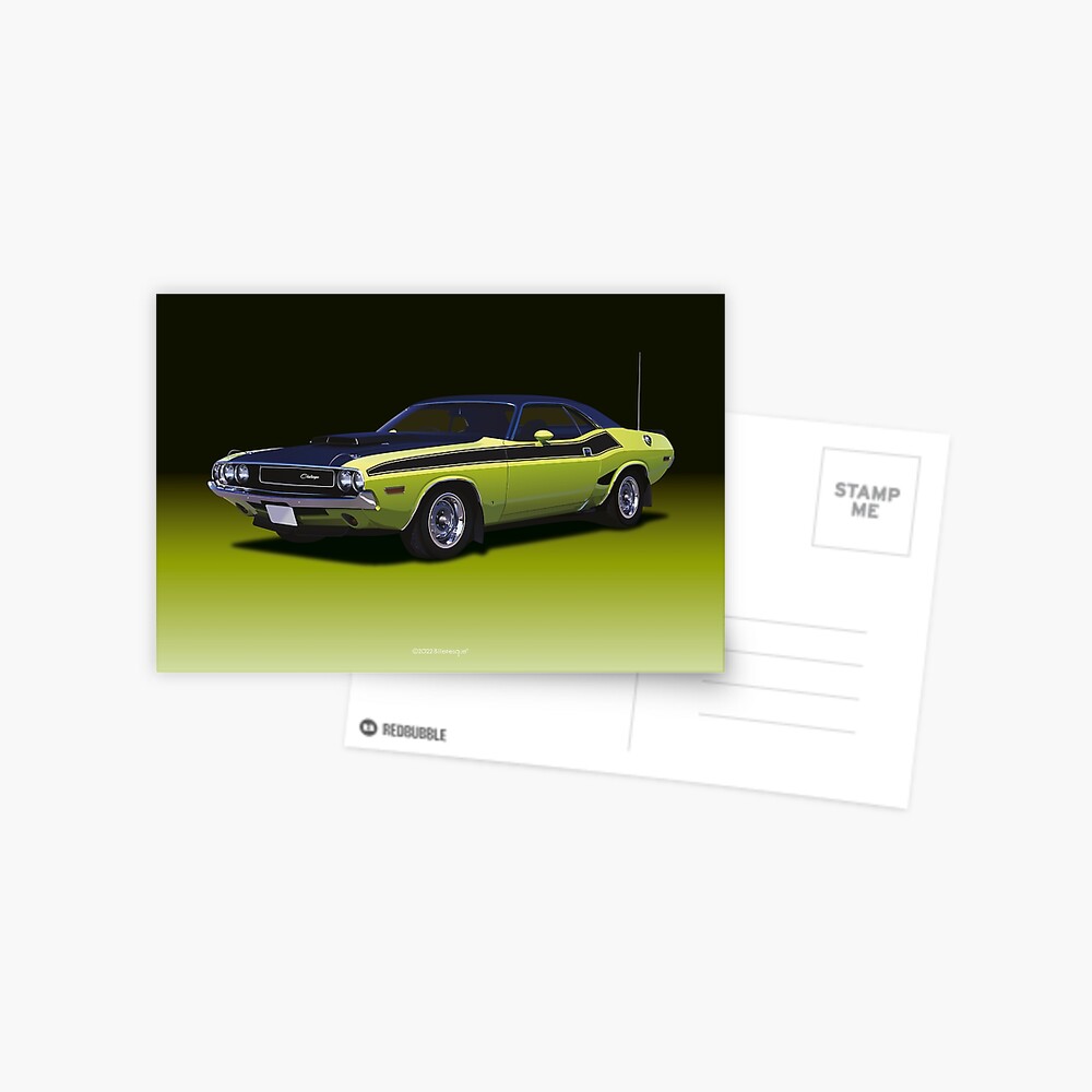 Dodge Challenger 1970s American Muscle Car | Postcard