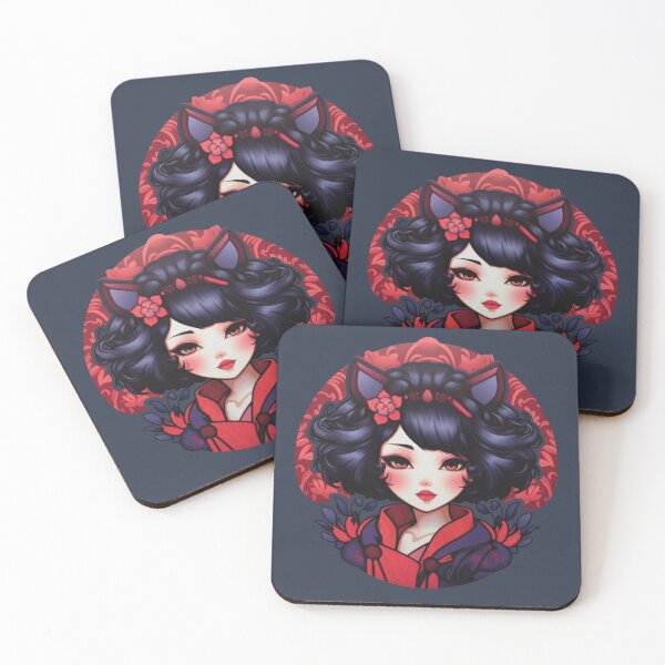 Item preview, Aesthetic Japanese style Geisha-Ninja-Anime Girl designed and sold by NapNapSleeper.