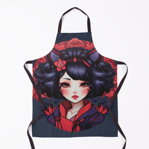 Item preview, Aesthetic Japanese style Geisha-Ninja-Anime Girl designed and sold by NapNapSleeper.
