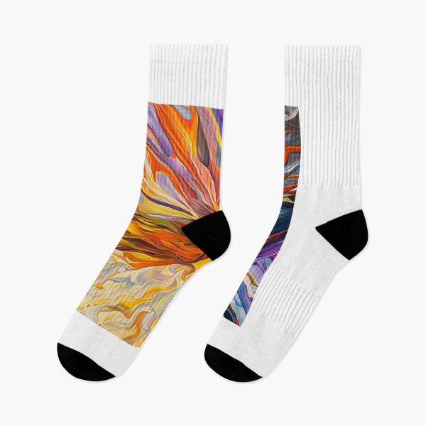 Aperçu de l'œuvre L'harmonie des couleurs chaudes créée et vendue par PinkParrotStore.