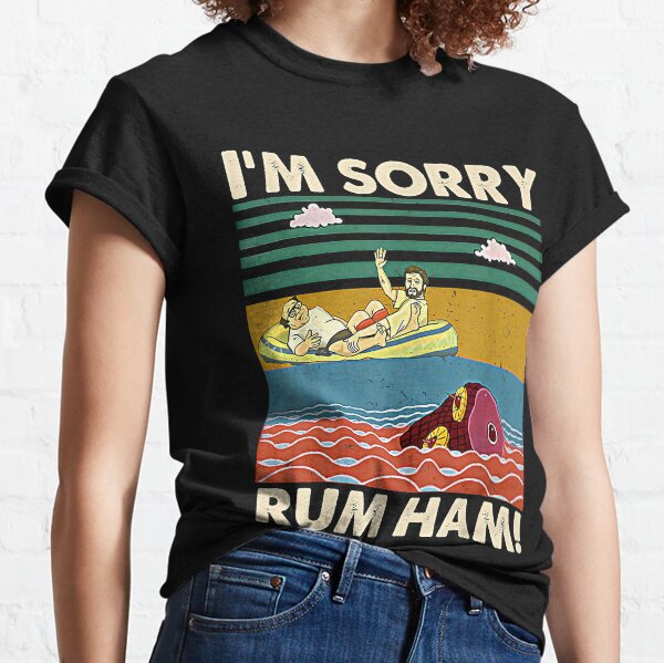Vista previa del artículo con la obra «I_m Sorry Rum Ham Camiseta vintage», diseñado y vendido por WhateverMugz.