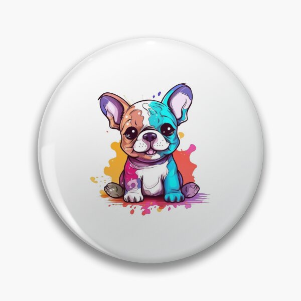 Item preview, ErSa Solutions - Little French Bulldog - Cute Dog Paint - Pet Lover - Gift Idea designed and sold by ErSaSolutions.