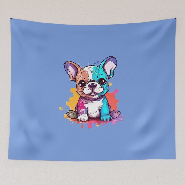 Item preview, ErSa Solutions - Little French Bulldog - Cute Dog Paint - Pet Lover - Gift Idea designed and sold by ErSaSolutions.
