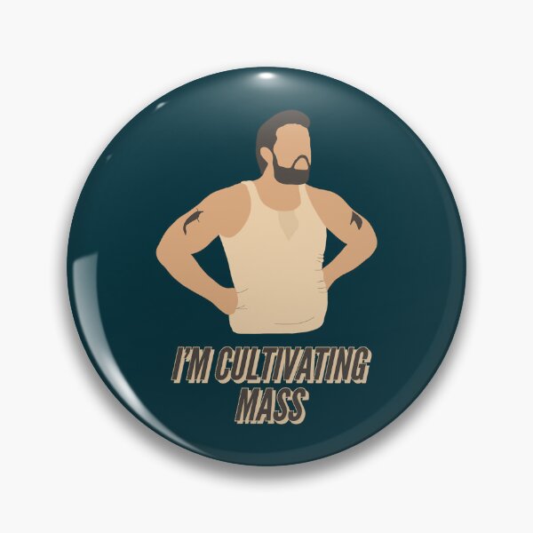 Item preview, i’m not fat i’m cultivating mass! designed and sold by WhateverMugz.