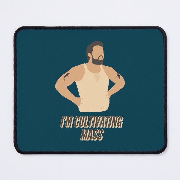 Item preview, i’m not fat i’m cultivating mass! designed and sold by WhateverMugz.