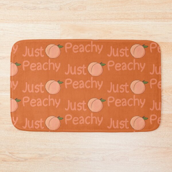 Item preview, Just peachy in orange background  designed and sold by Janniiz.