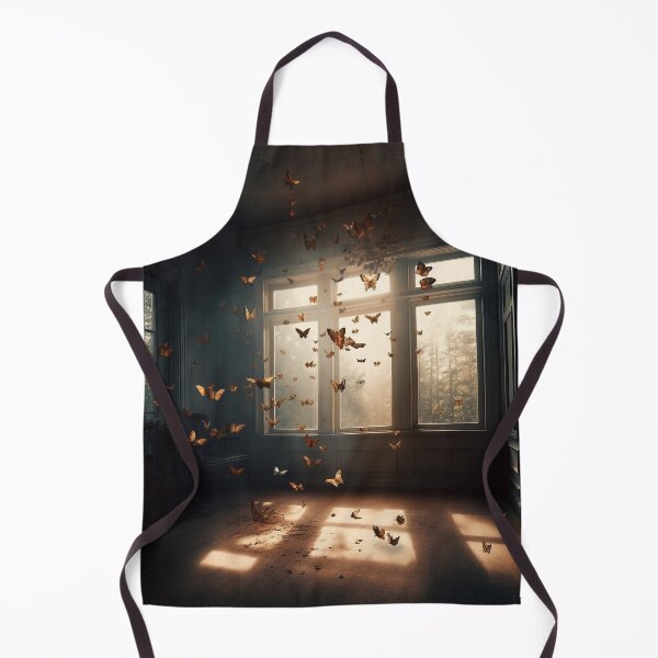 Item preview, Enchanting Sunlit Room with Fluttering Butterflies - Dreamlike Symbolism, UHD Photography, Harmonious Chaos designed and sold by stateofhuman.