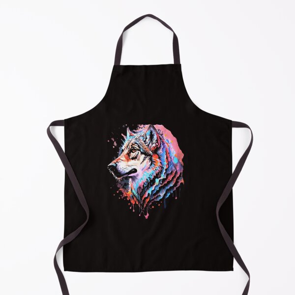 Item preview, colorful a wolf head designed and sold by youme63.