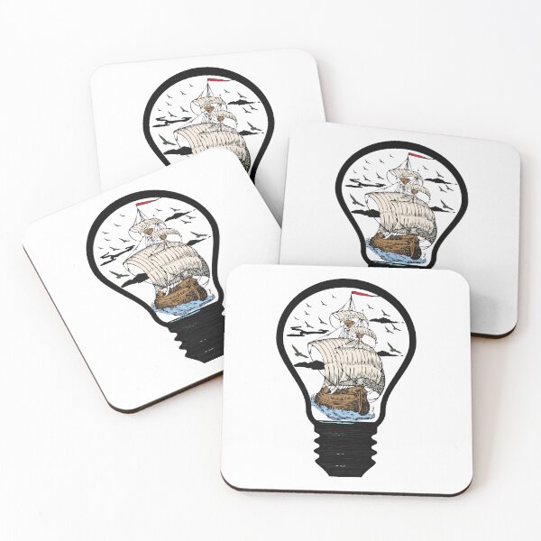 Item preview, Ship In Light Bulb  designed and sold by Eolithic.