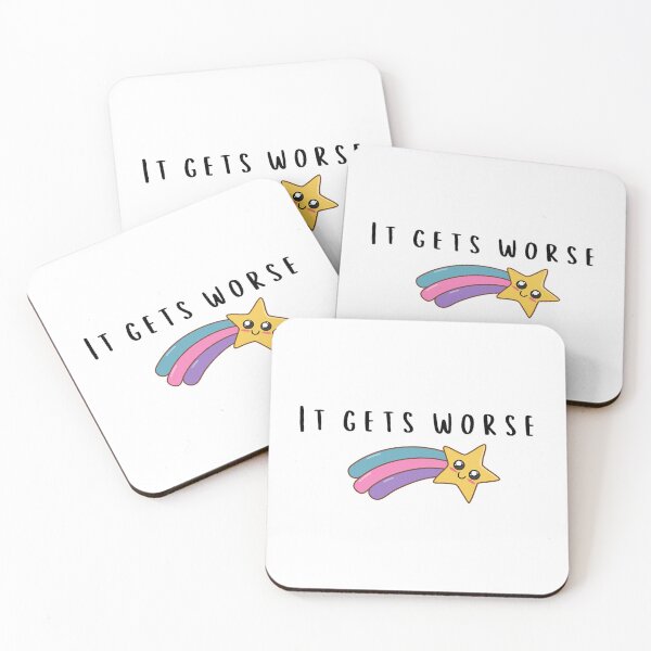 Item preview, It gets worse - Black tx. designed and sold by loydmeza.