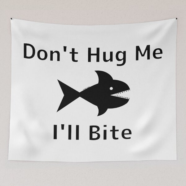 Item preview, Don't Hug Me I'll Bite designed and sold by ArashiiGames.