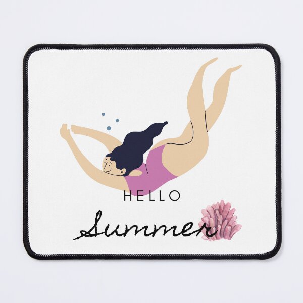Item preview, hello summer diving beach sun holyday designed and sold by DESIGNIRIS.