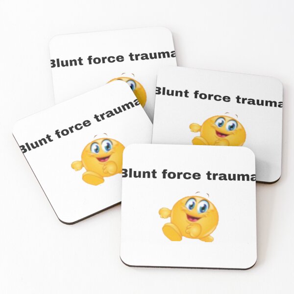 Item preview, Blunt force trauma emoji  designed and sold by NilsMitchell.