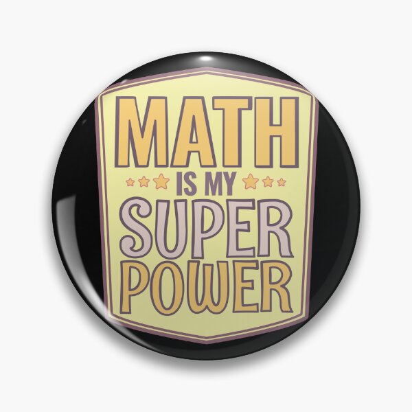 Item preview, Math is my Super Power designed and sold by Think4Prints.