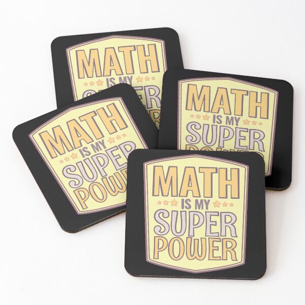 Item preview, Math is my Super Power designed and sold by Think4Prints.
