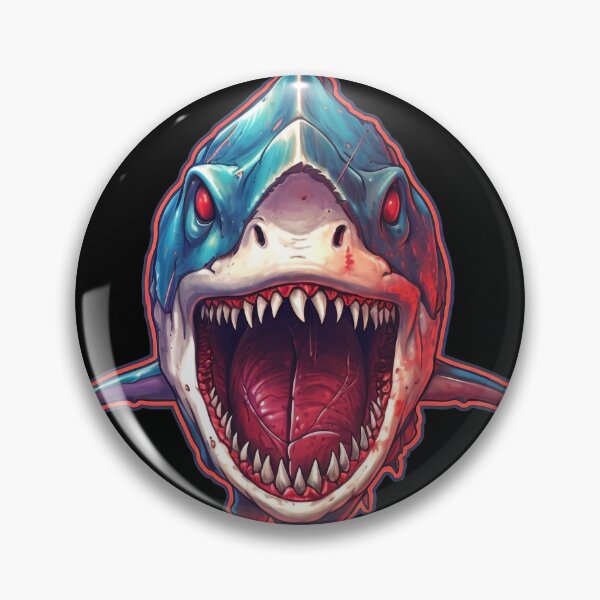 Item preview, Killing Machine - Mythical Dino Shark & Blood designed and sold by NapNapSleeper.