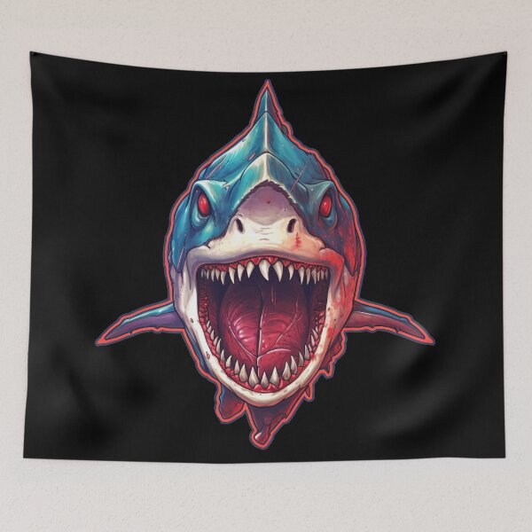 Item preview, Killing Machine - Mythical Dino Shark & Blood designed and sold by NapNapSleeper.