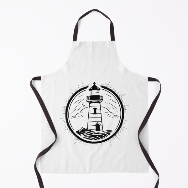 Item preview, black lighthouse silhouette - Different logo size, position, color? Email me - designed and sold by Picture-Art.