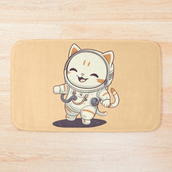 Item preview, Happy Astronaut Kitty designed and sold by purrestrial-co.