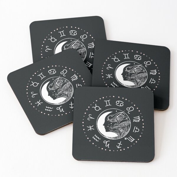 Item preview, Mushroom Moon phase/Zodiac Signs designed and sold by jbird1979.