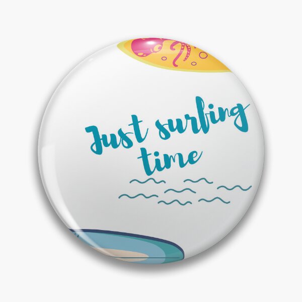 Item preview, juste surfing Beach surfboard swimming wave surfer designed and sold by DESIGNIRIS.