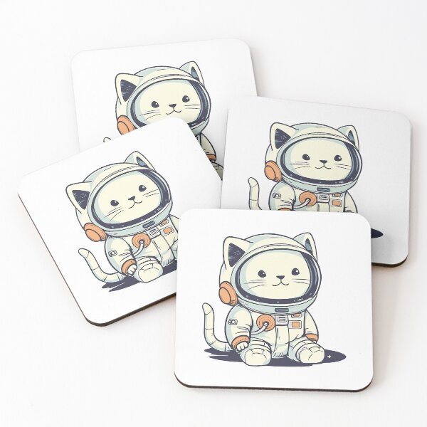 Item preview, Astronaut Kitty designed and sold by purrestrial-co.