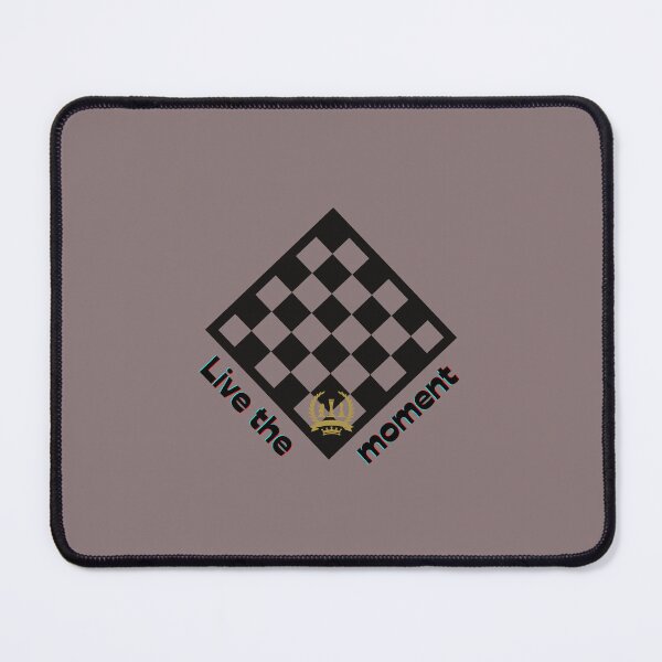 Item preview, Motivational chess board "Live the moment"- macular degeneration designed and sold by Narcisa22.