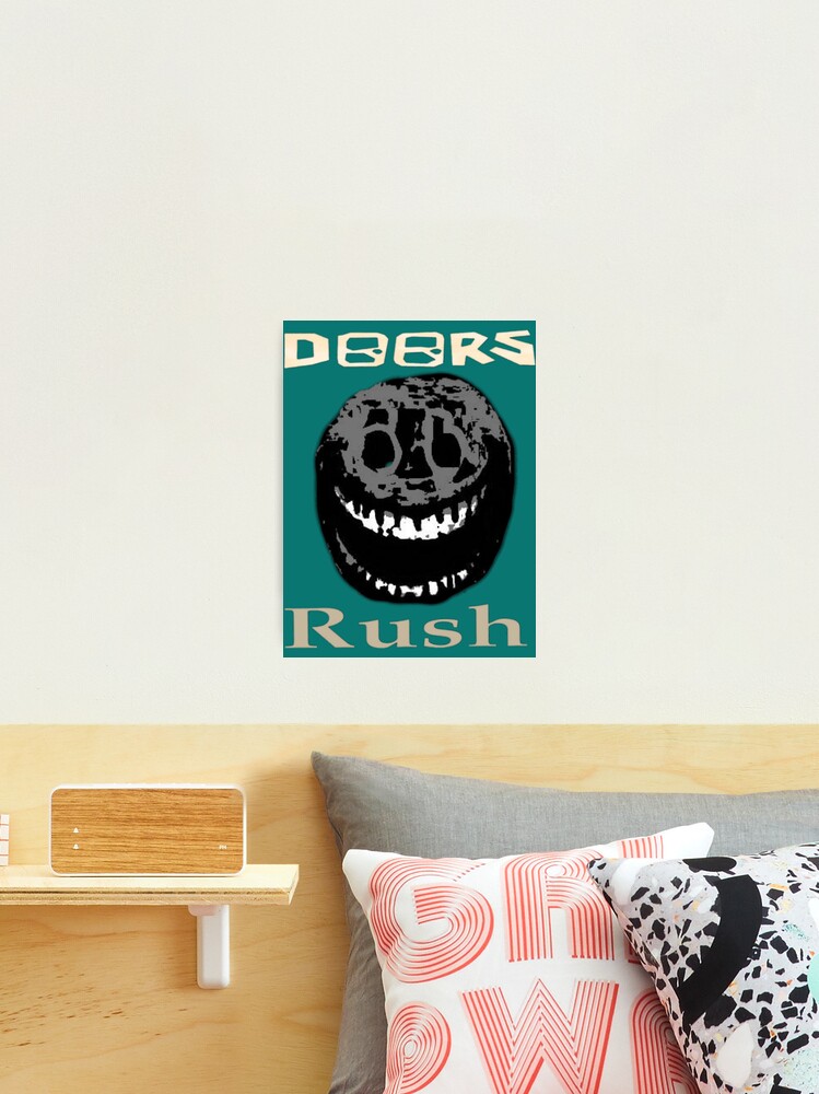 Roblox doors game monster Rush | Photographic Print