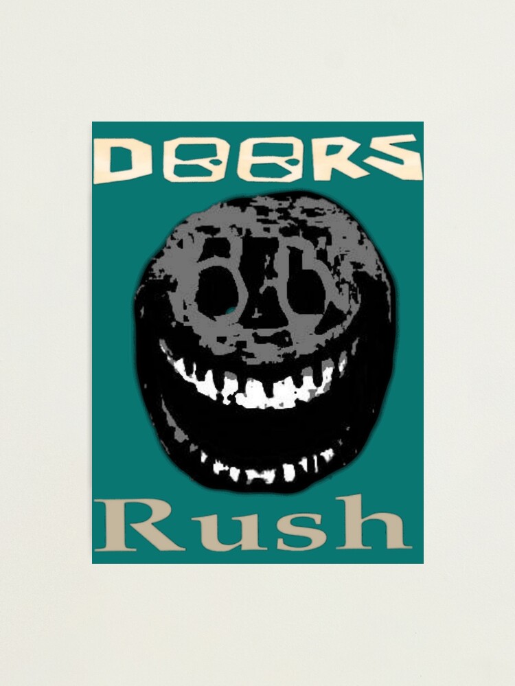 Roblox doors game monster Rush  Photographic Print for Sale by