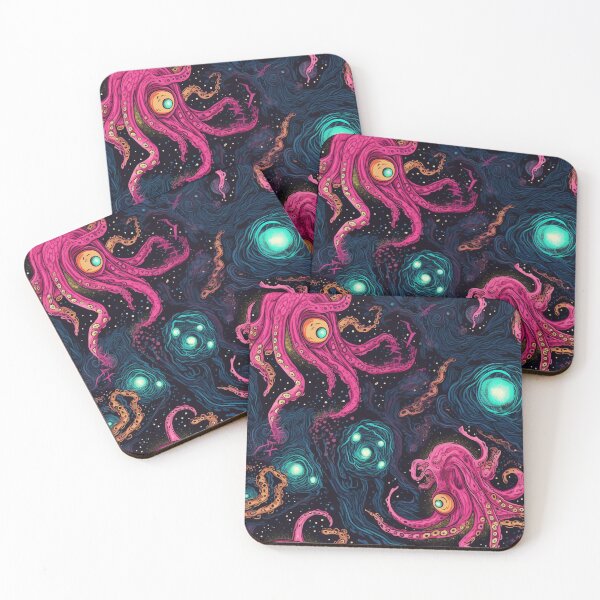 Item preview, Squids. In. Space. designed and sold by FlameOwlDesign.