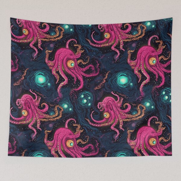 Item preview, Squids. In. Space. designed and sold by FlameOwlDesign.