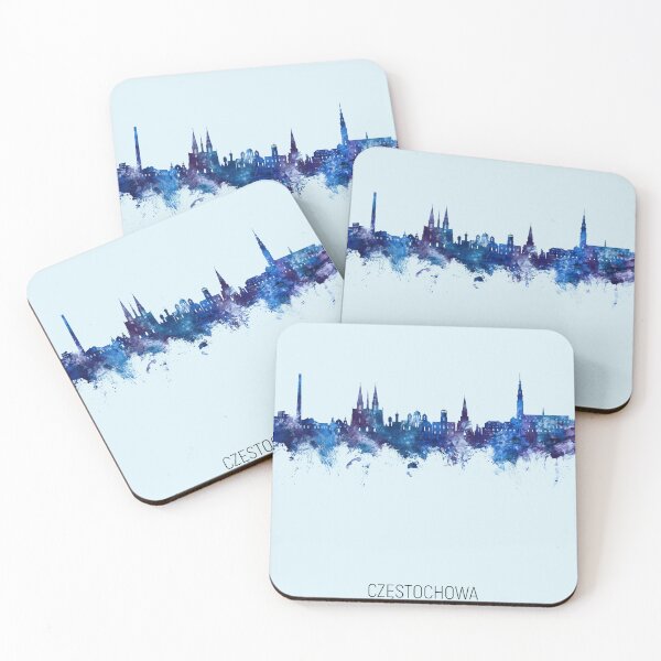 Item preview, Czestochowa Poland Skyline designed and sold by ArtPrints.