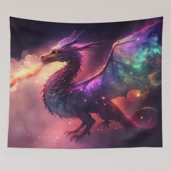 Item preview, Rainbow Dragon designed and sold by Red Witch Art.