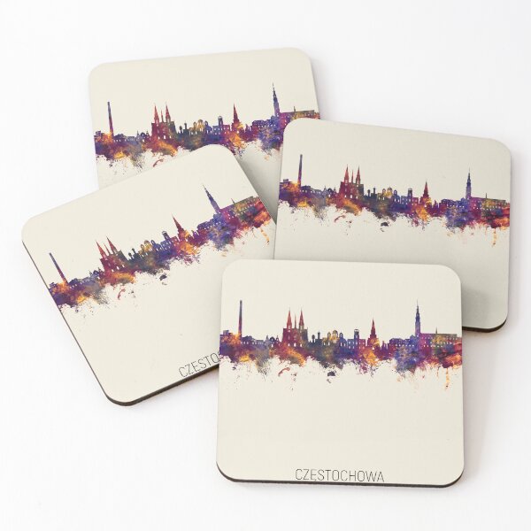 Item preview, Czestochowa Poland Skyline designed and sold by ArtPrints.