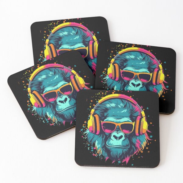 Item preview, Retro Gorilla Coachella Festival California - USA designed and sold by Pixelboys.