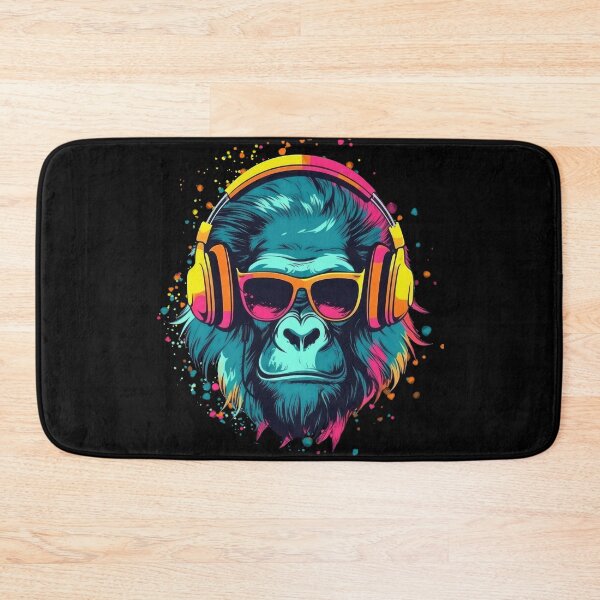 Artikelvorschau, Retro Gorilla Coachella Festival Kalifornien - USA entworfen und verkauft von Pixelboys.