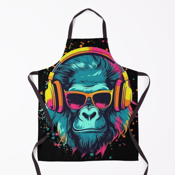 Artikelvorschau, Retro Gorilla Coachella Festival Kalifornien - USA entworfen und verkauft von Pixelboys.
