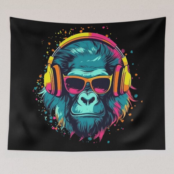 Item preview, Retro Gorila Coachella Festival California - EE.UU. designed and sold by Pixelboys.