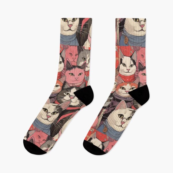Item preview, Stacks of Cats designed and sold by FlameOwlDesign.