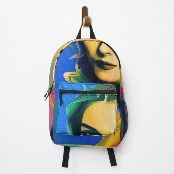 Item preview, A colorful abstract portrait | retro aesthetics designed and sold by CiceroSpin.