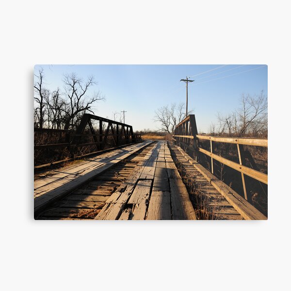 Old Wooden Bridge Metal Print